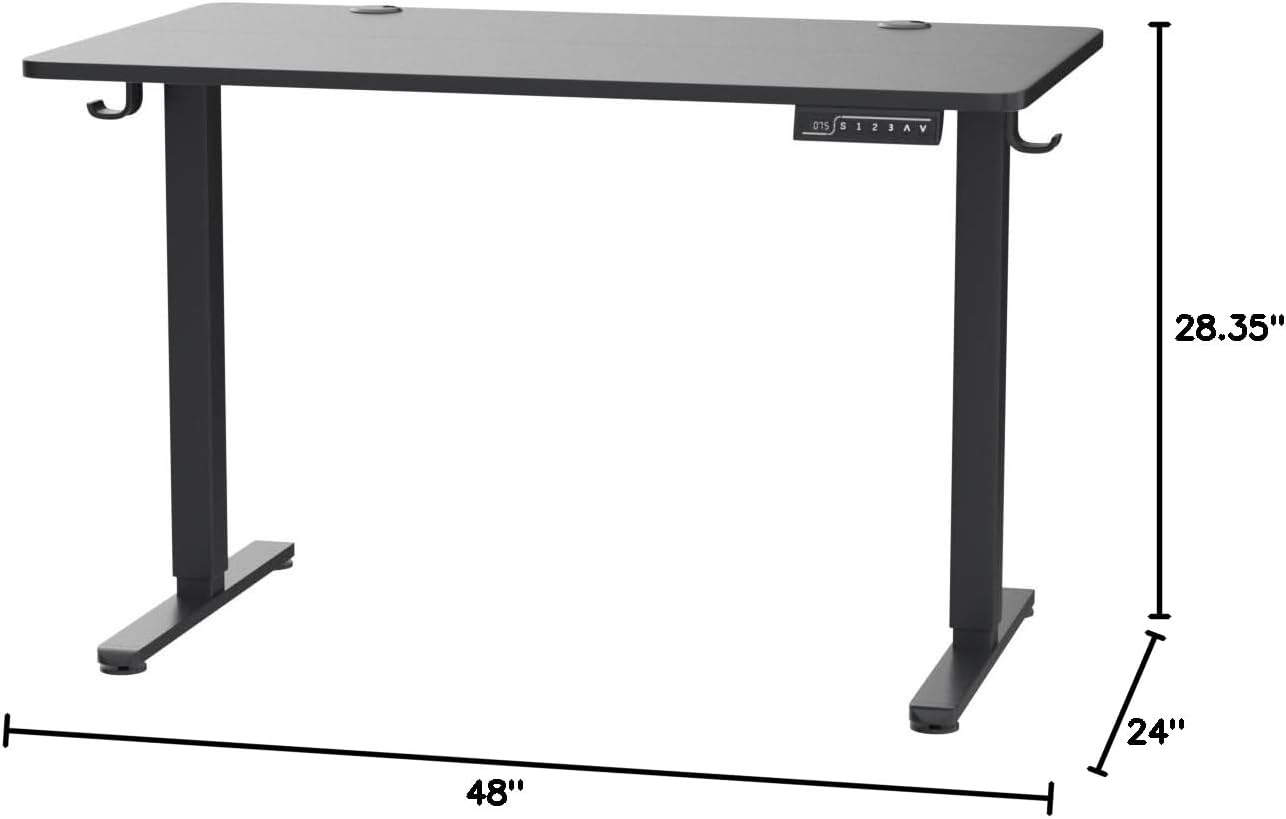 User adjusting ErGear electric standing desk height