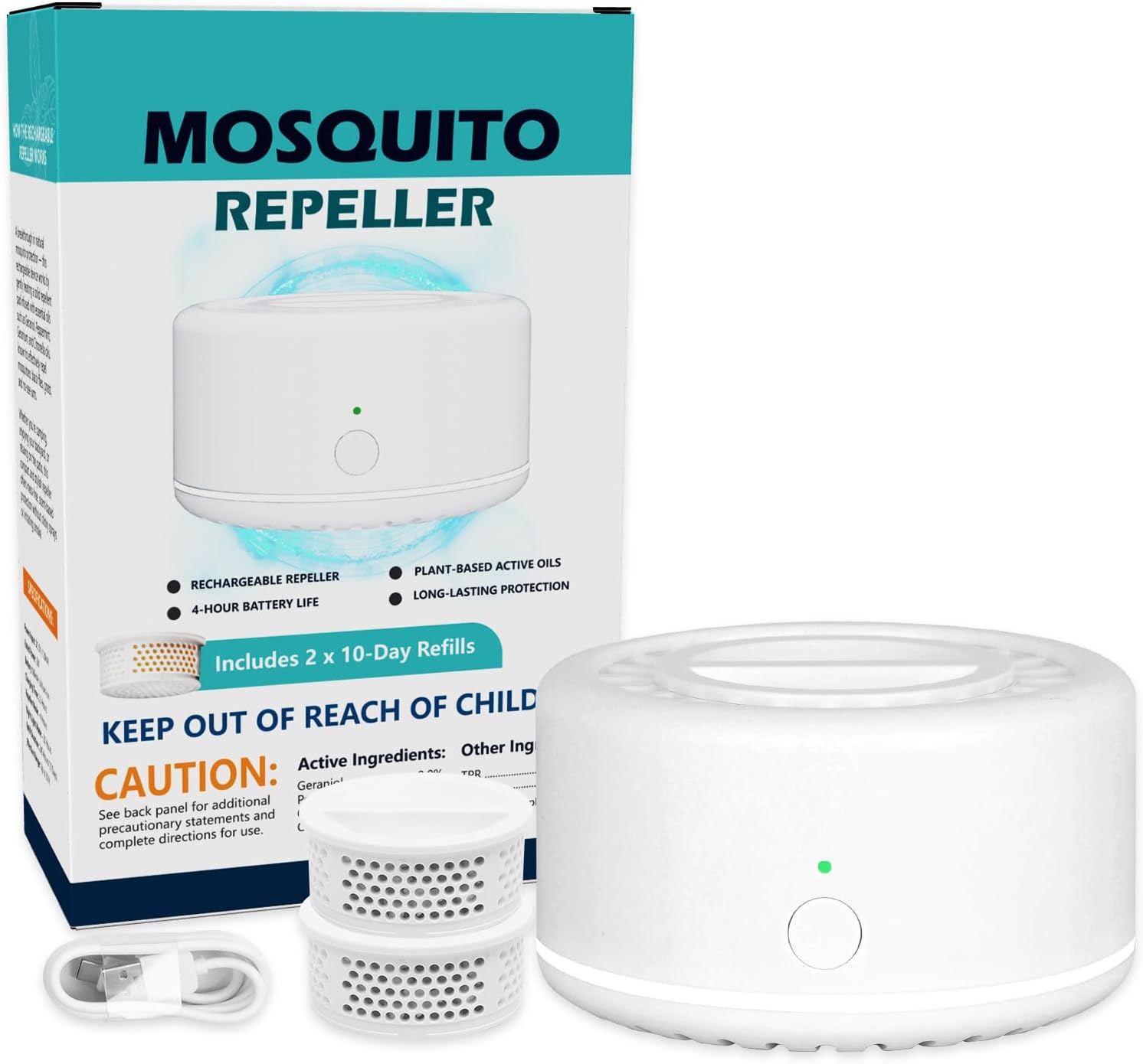Tekola Mosquito Repellent Electronic Device with Citronella Refills