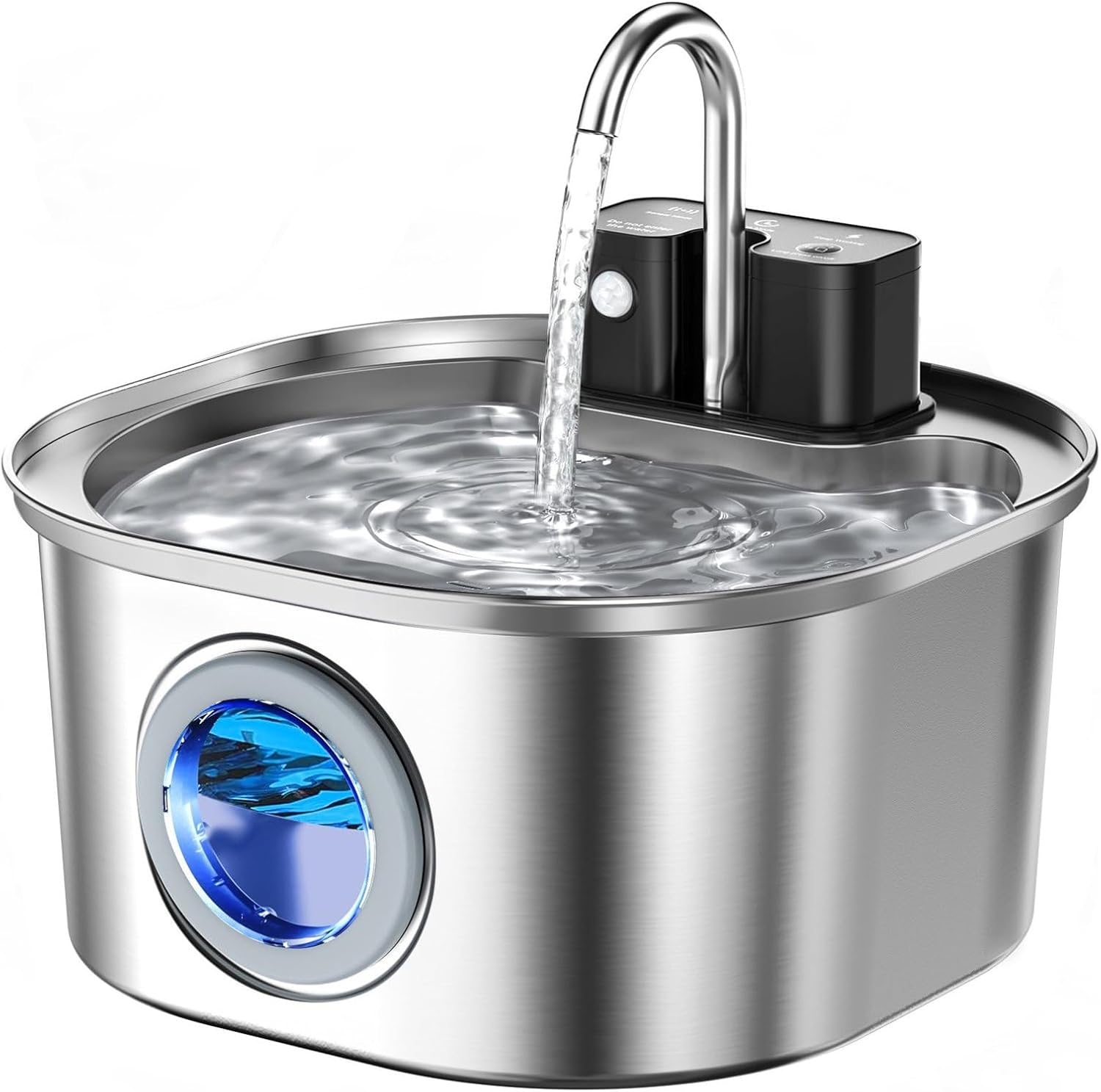 Voluas stainless steel automatic pet water fountain