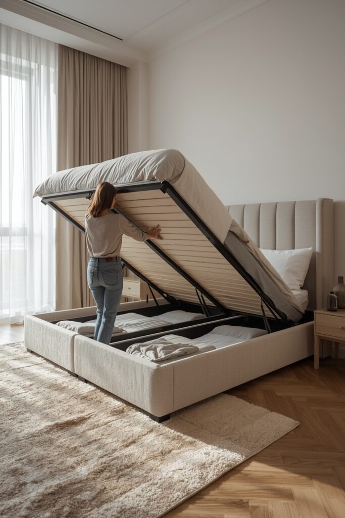 Allewie storage bed