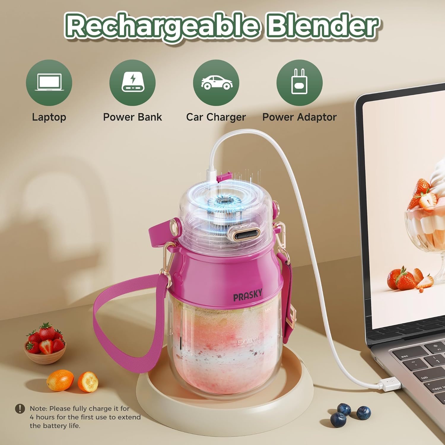Prasky Portable Blender