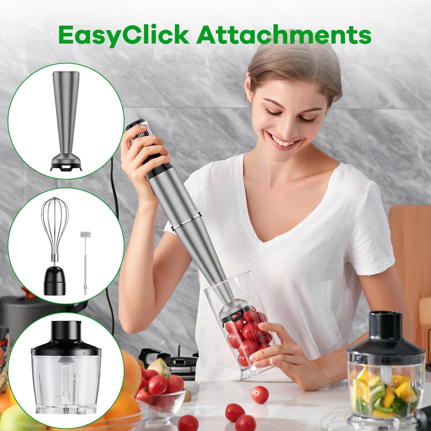 immersion blender 2025 with variable speed control blending soup