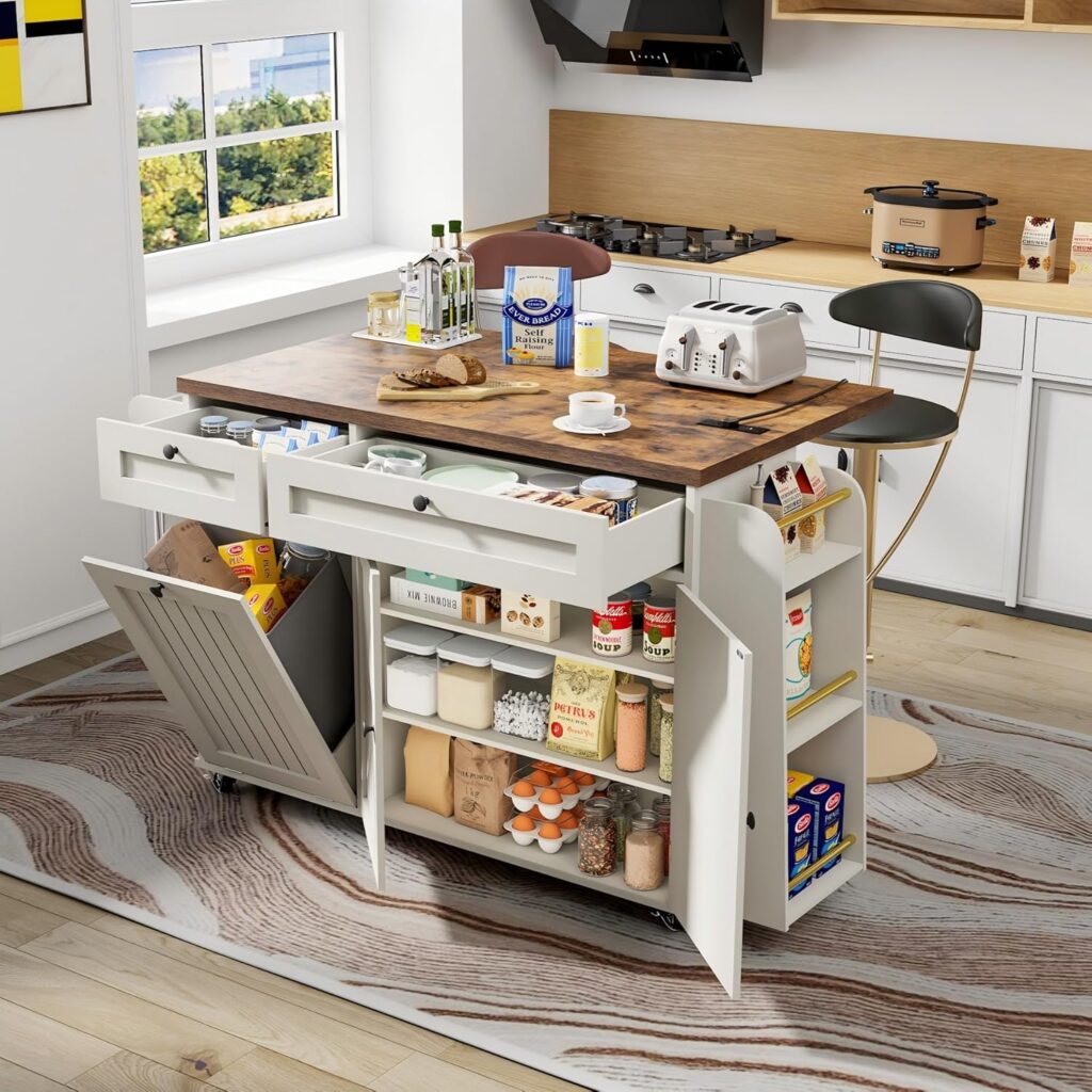 rolling kitchen island